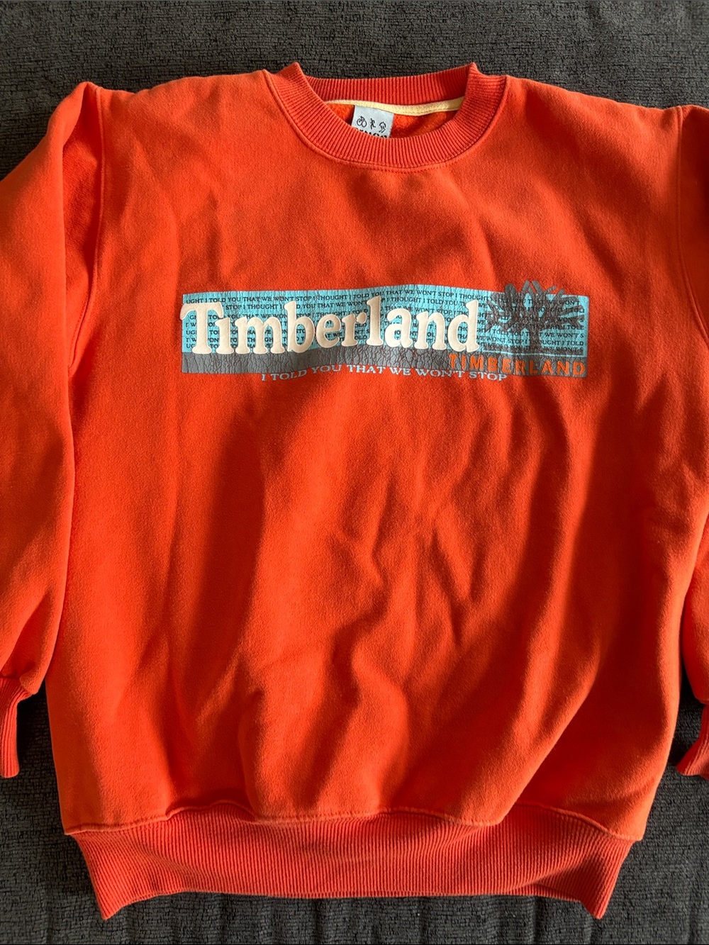 Vintage Timberland Orange Crewneck